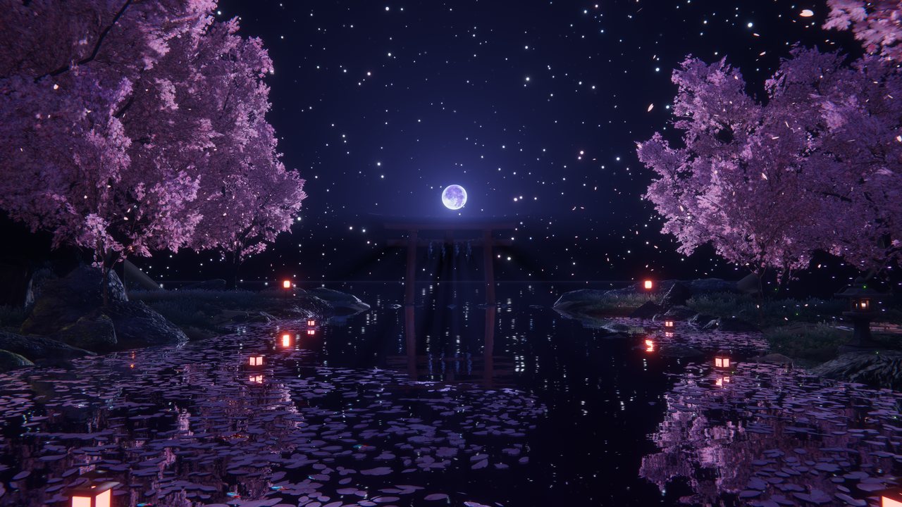 Sakura Cove — a VRChat world by Vera